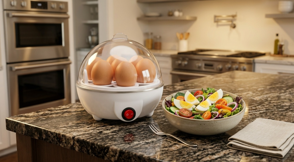 Premium Electric Egg Cooker | طباخة البيض الكهربائية السريعة
