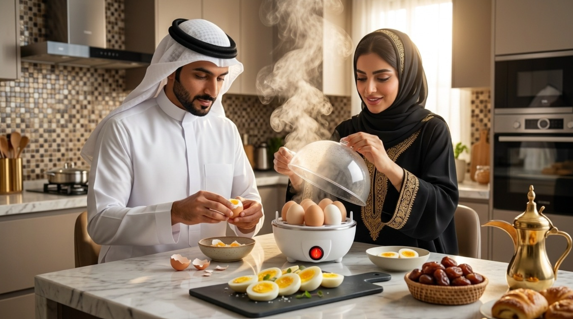 Premium Electric Egg Cooker | طباخة البيض الكهربائية السريعة